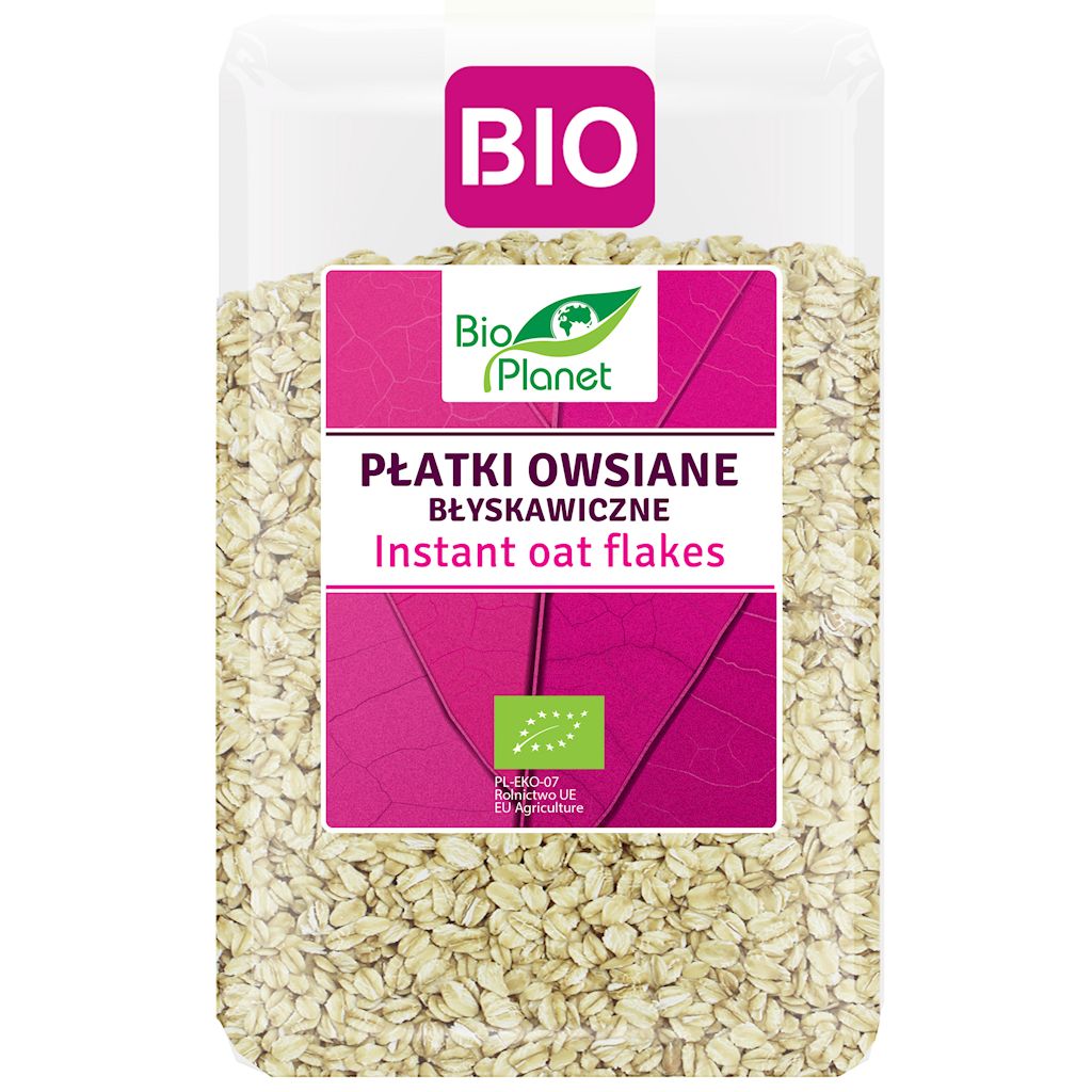 Płatki owsiane błyskawiczne BIO