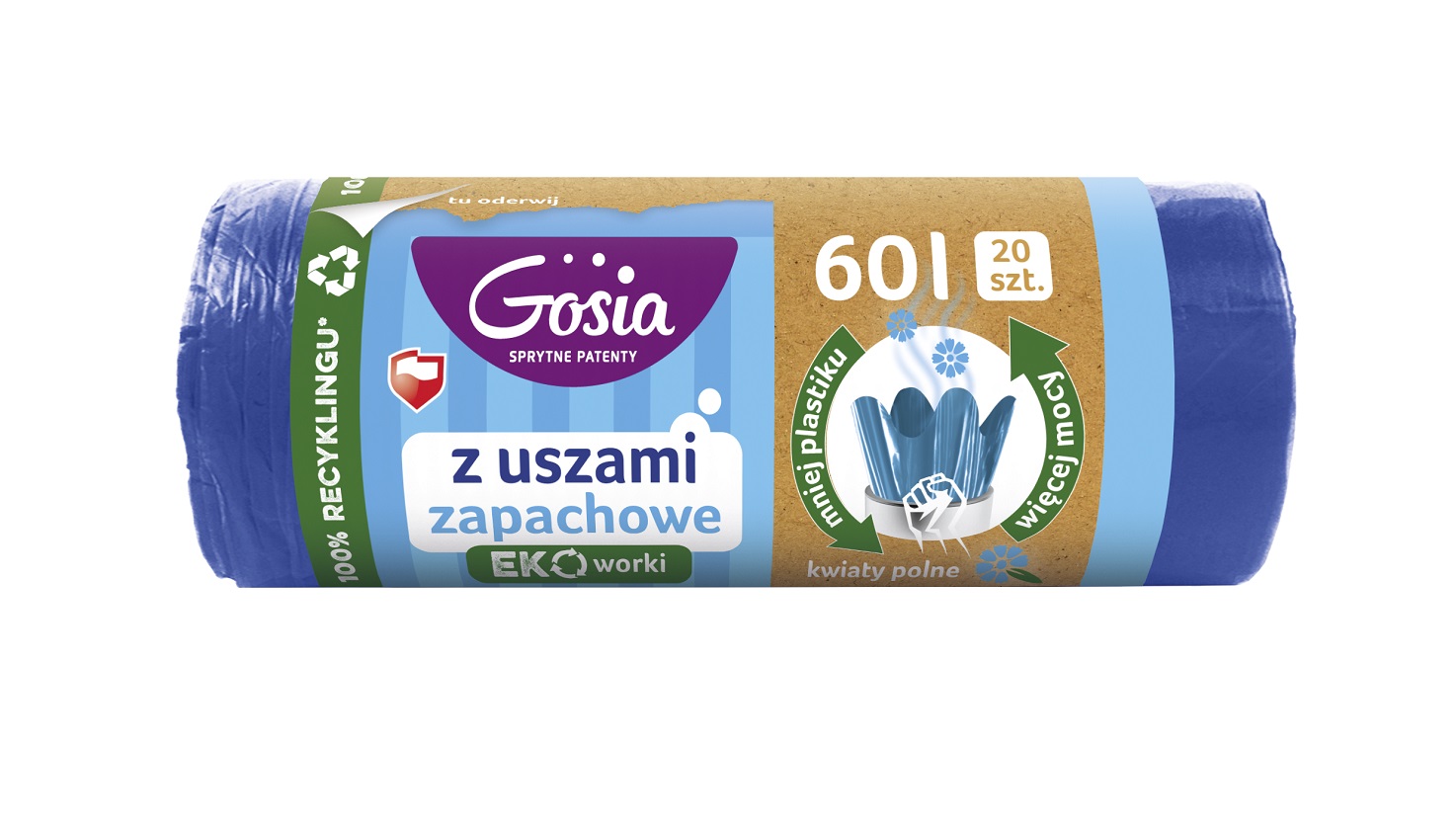 Worki na śmieci lhpe 60l 20 szt.