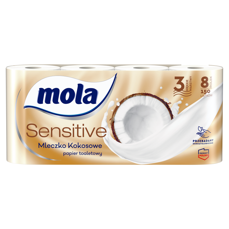 Papier toaletowy Mleczko Kokosowe 8 rolek