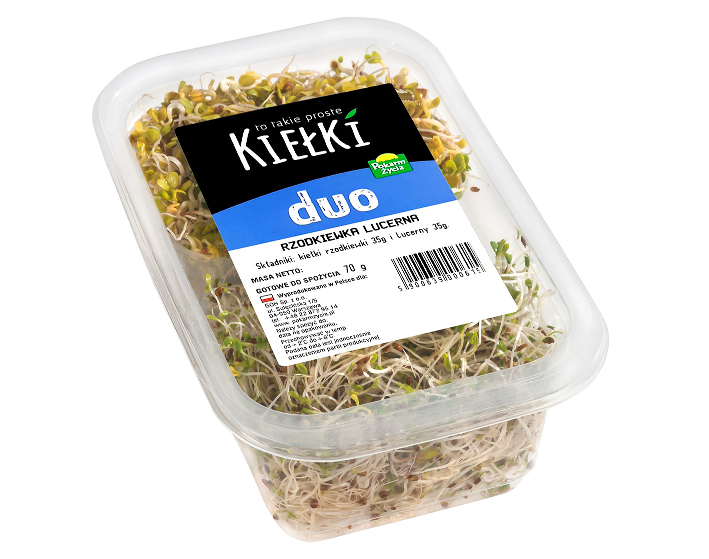 Kiełki DUO - Rzodkiewka i Lucerna