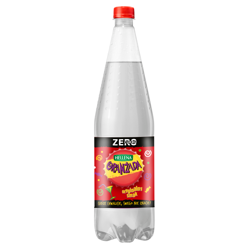 Napój oranżada biała bez cukru