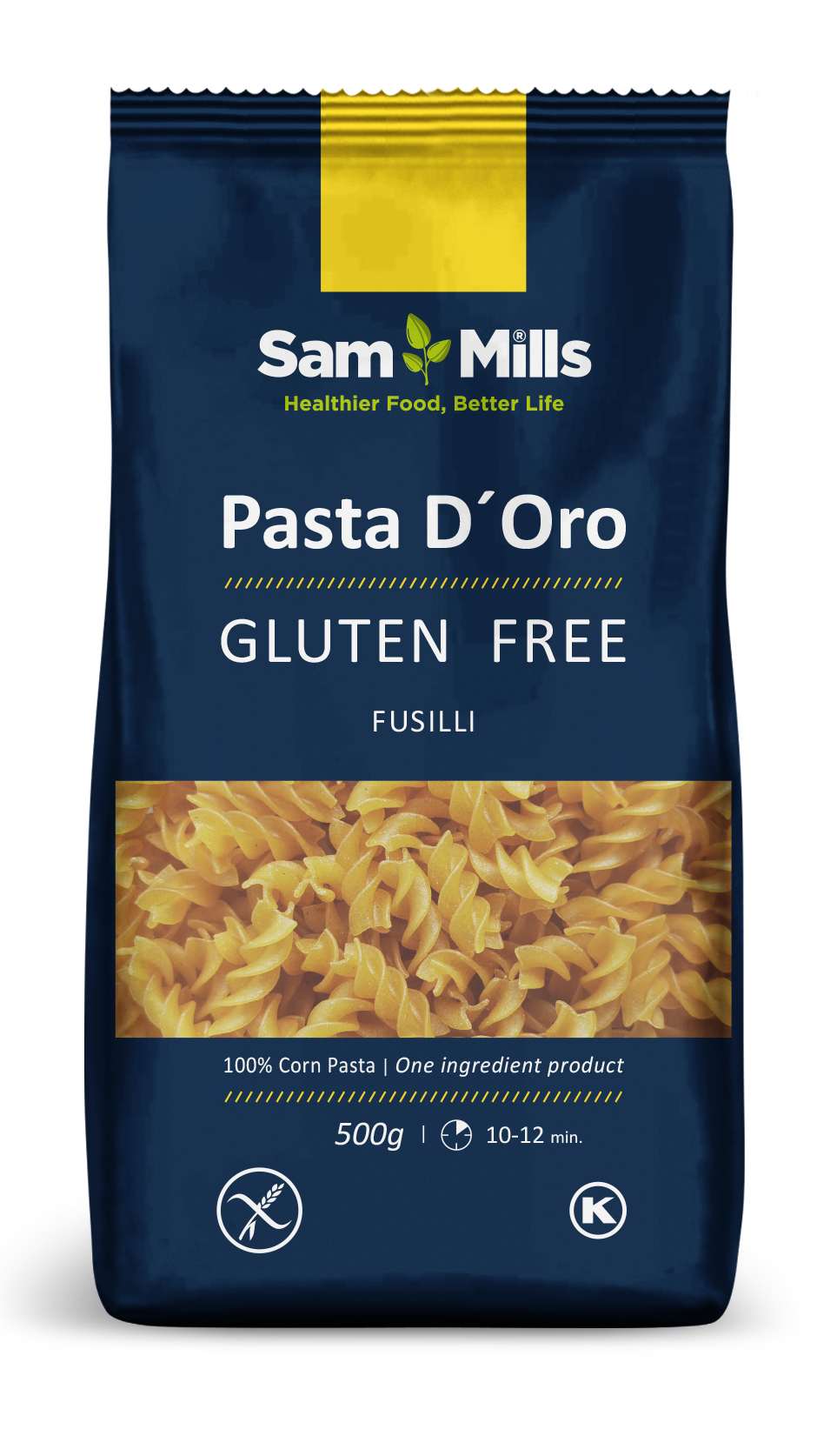 Makaron fusilli (świderki) bezglutenowy