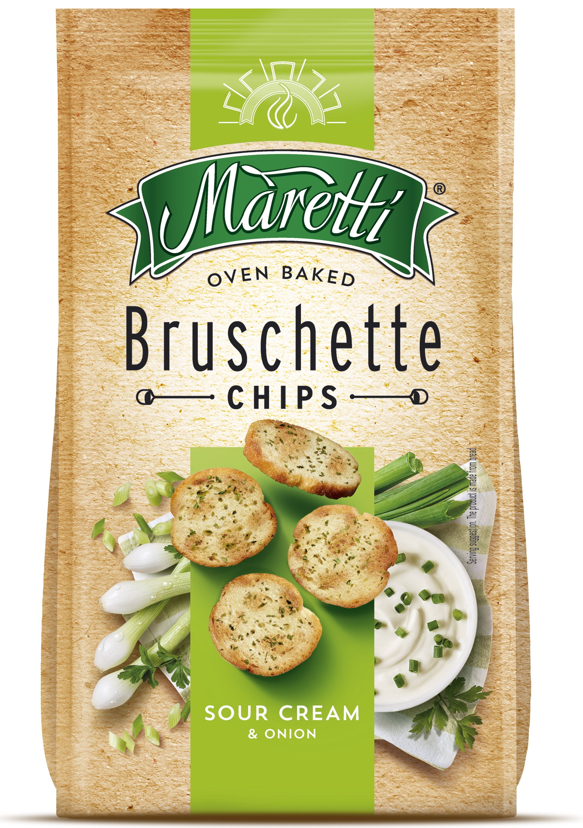Bruschetta śmietana i cebula