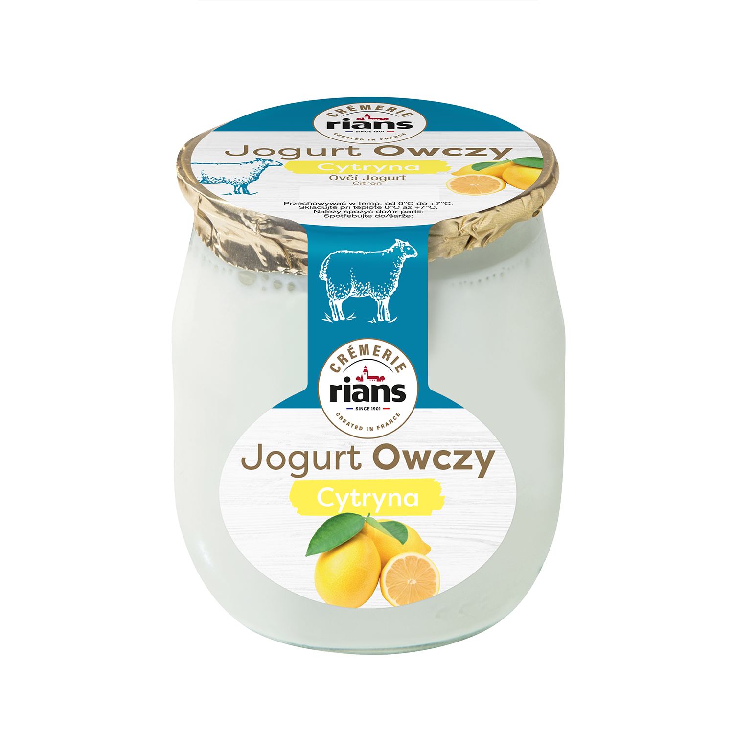 Jogurt owczy cytrynowy