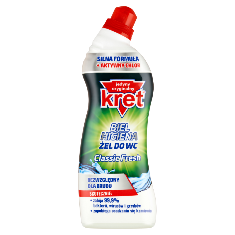 Żel do czyszczenia WC Classic Fresh Biel Higiena 750g