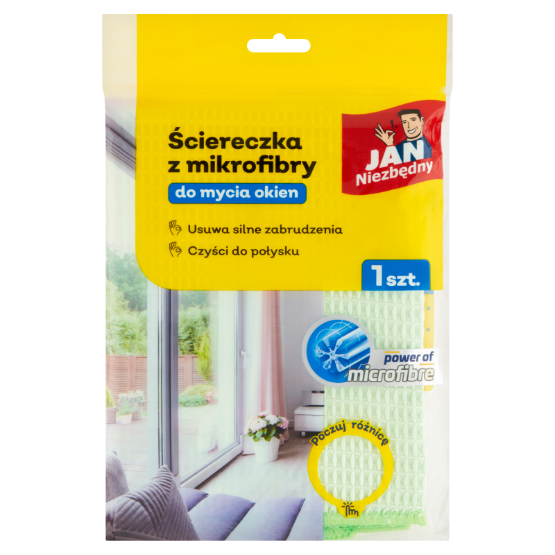 Ściereczka z mikrofibry do mycia okien