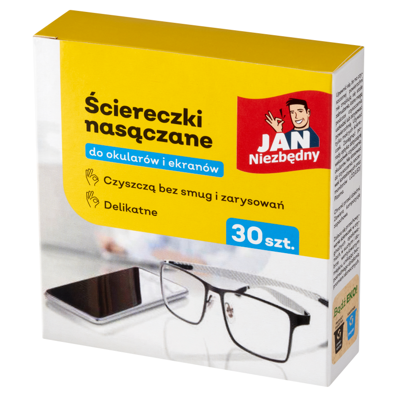 Ściereczki nasączone do okularów 30 szt.