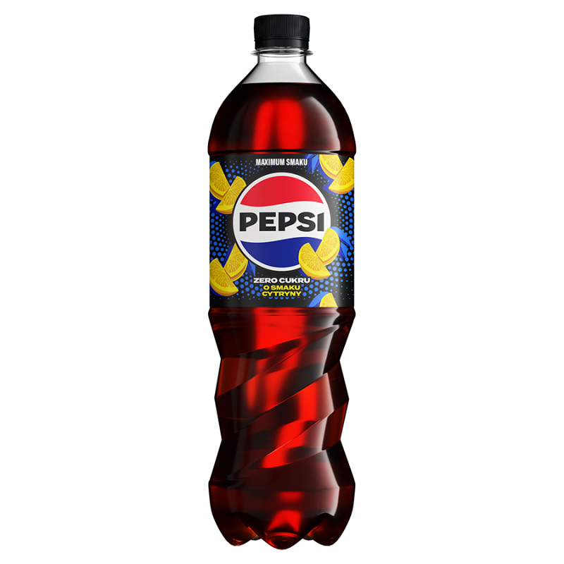 Napój gazowany typu cola o smaku cytrynowym bez cukru