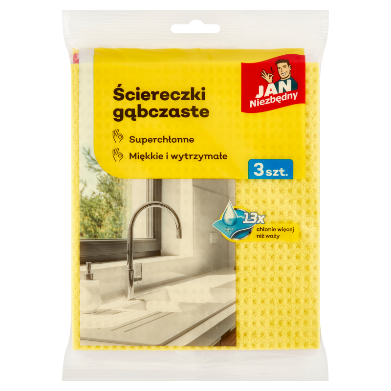 Ściereczki gąbczaste