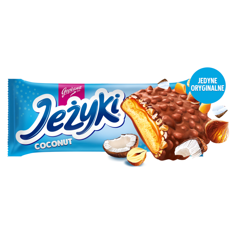 Ciasteczka najeżone bakaliami z kokosem