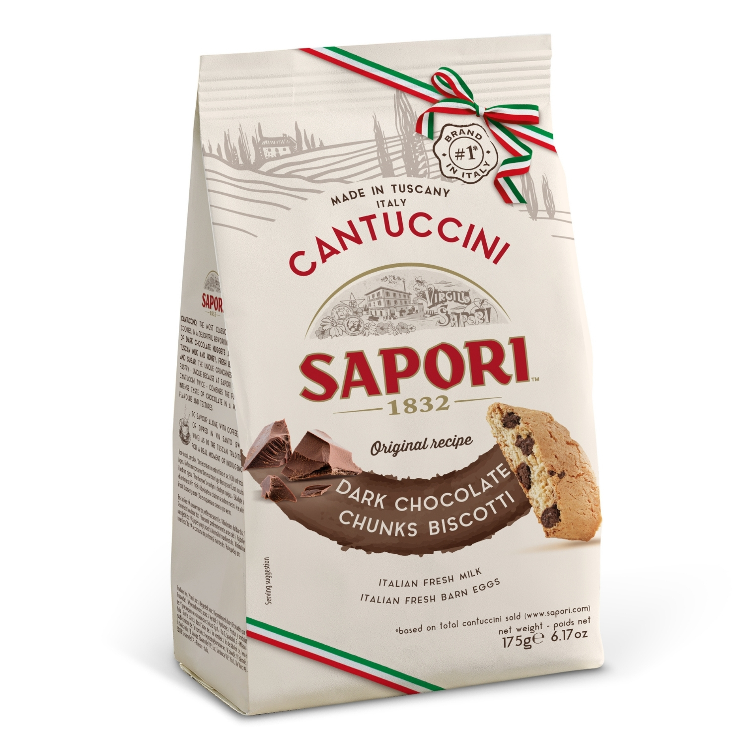 Cantuccini z czekoladą