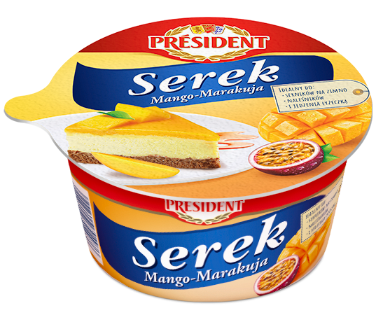 Serek o smaku mango-marakuja