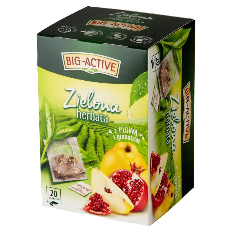 Herbata zielona z pigwą i granatem (20 tor. w kopertach)