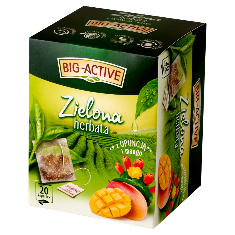 Herbata zielona z z opuncją i mango (20 tor. w kopertach)