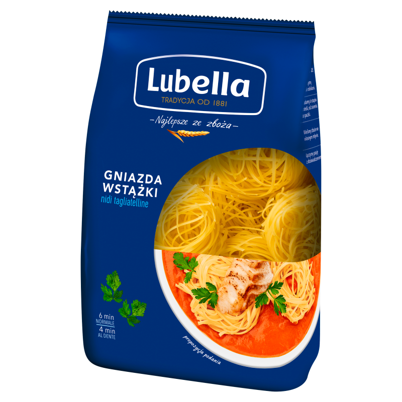 Makaron gniazda wstążki (nidi tagliatelline)