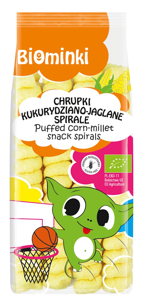 Chrupki kukurydziano-jaglane bezglutenowe BIO