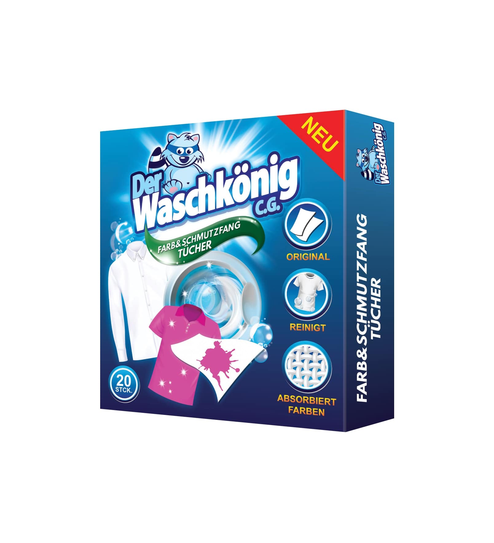 Chusteczki wyłapujące kolor 20 szt.