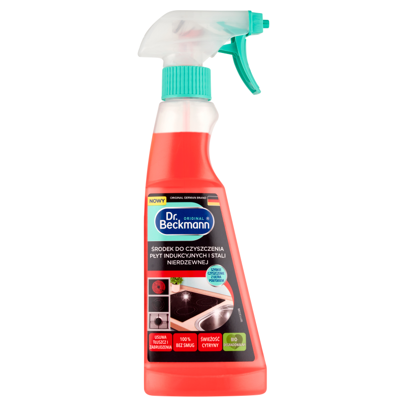 Płyn do czyszczenia Płyty Indukcyjnej i Stali Nierdzewnej w sprayu 250ml