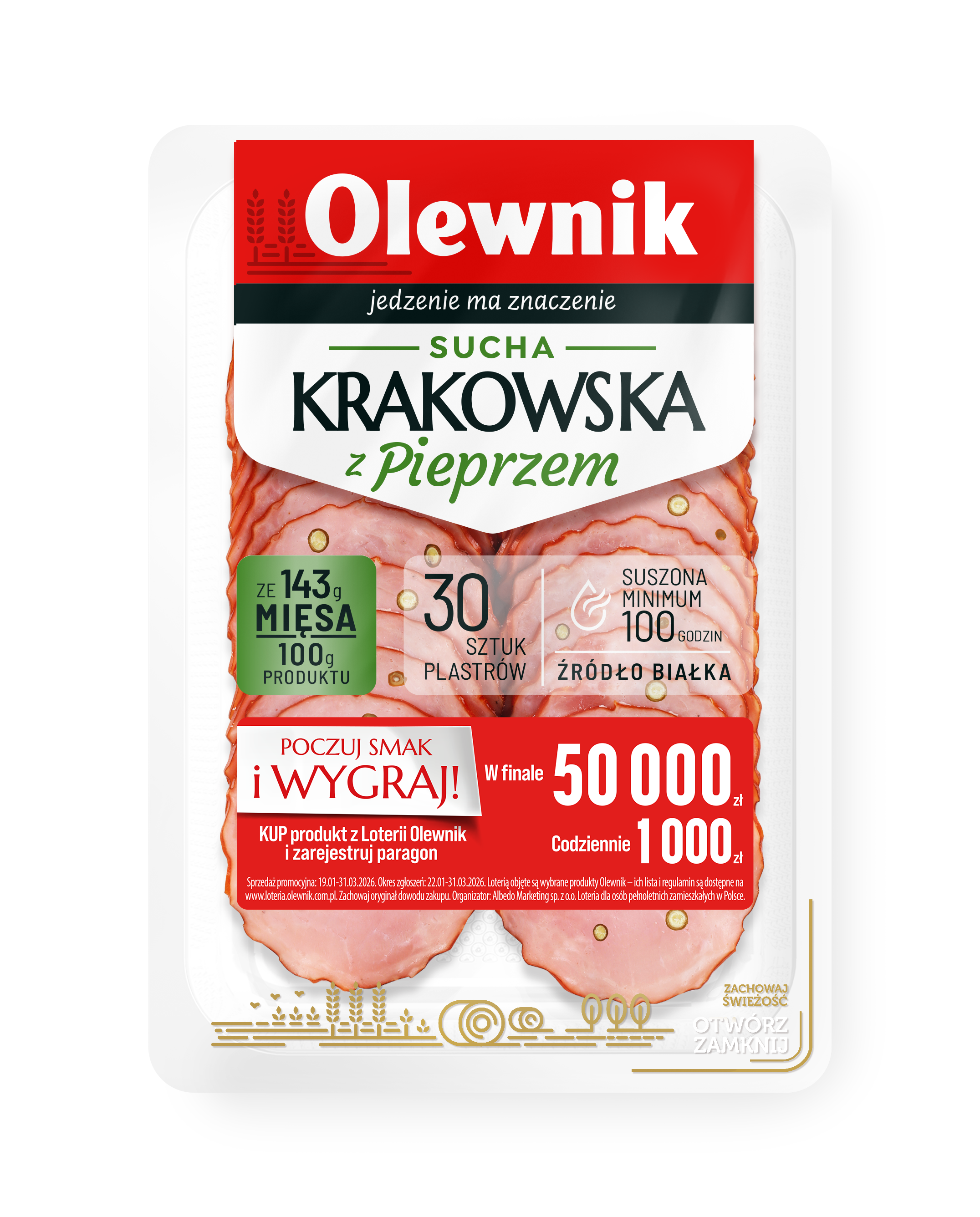 Sucha krakowska z pieprzem