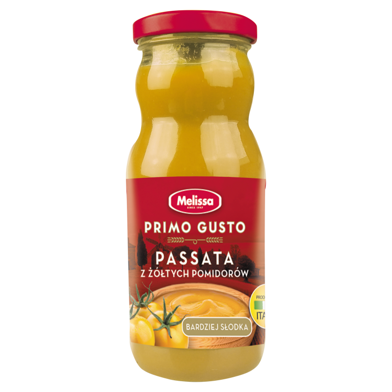 Passata z żółtych pomidorów