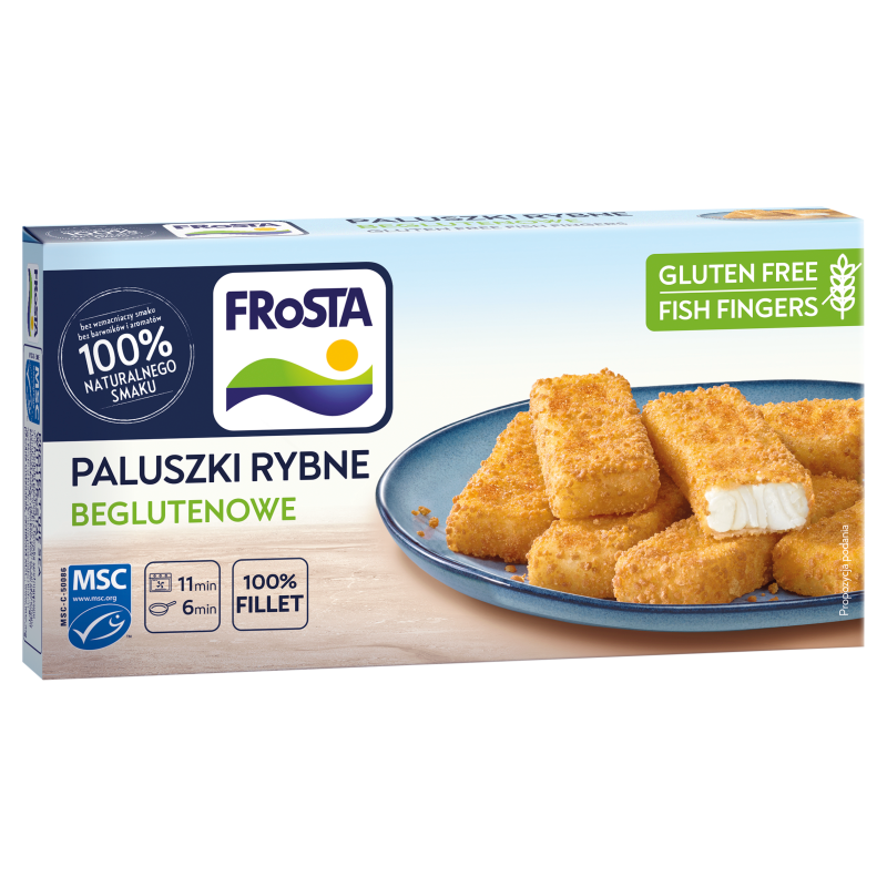 Paluszki rybne bezglutenowe mrożone