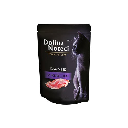 Mokra karma dla kota - danie z królika
