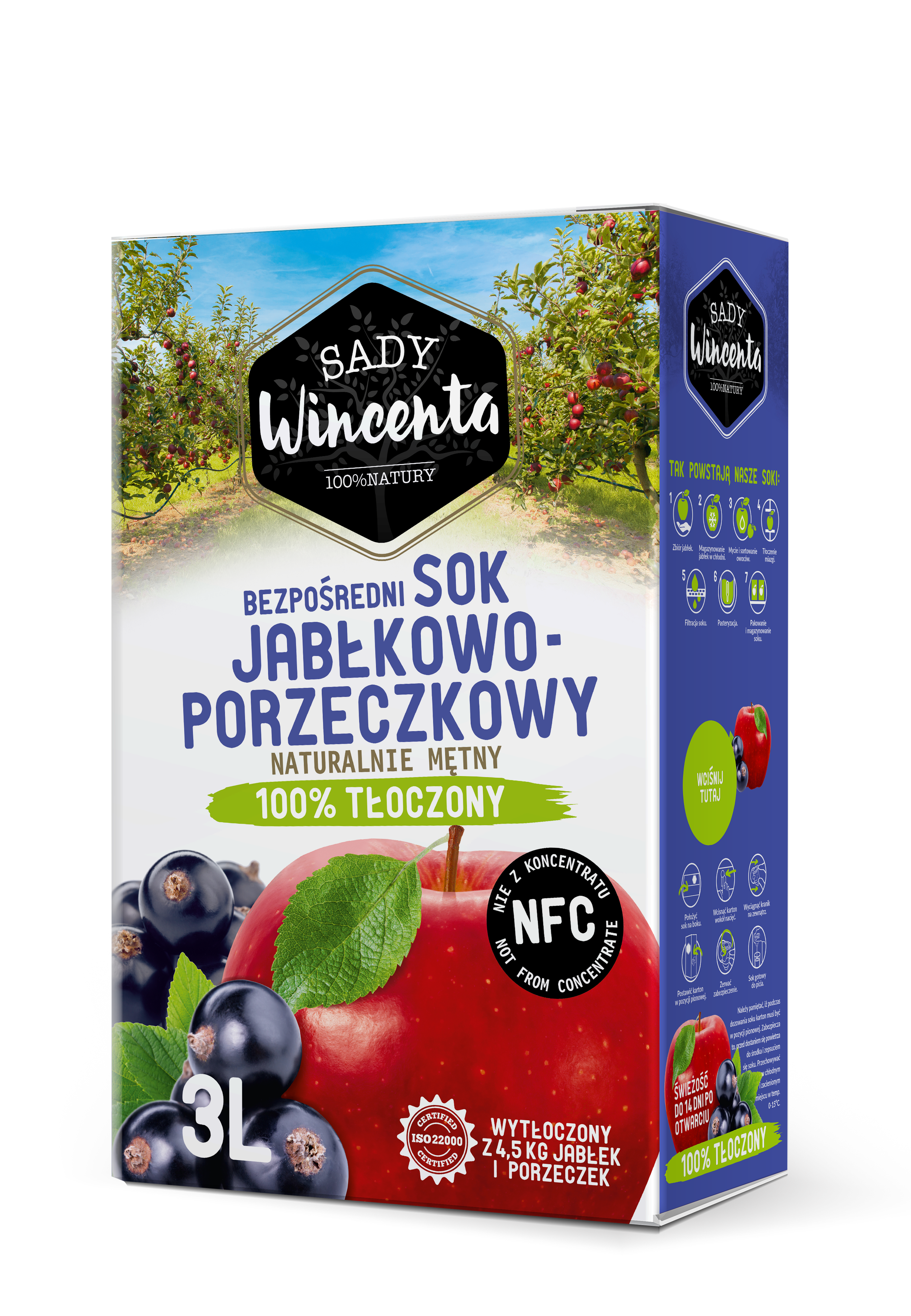 Sok jabłko-porzeczka