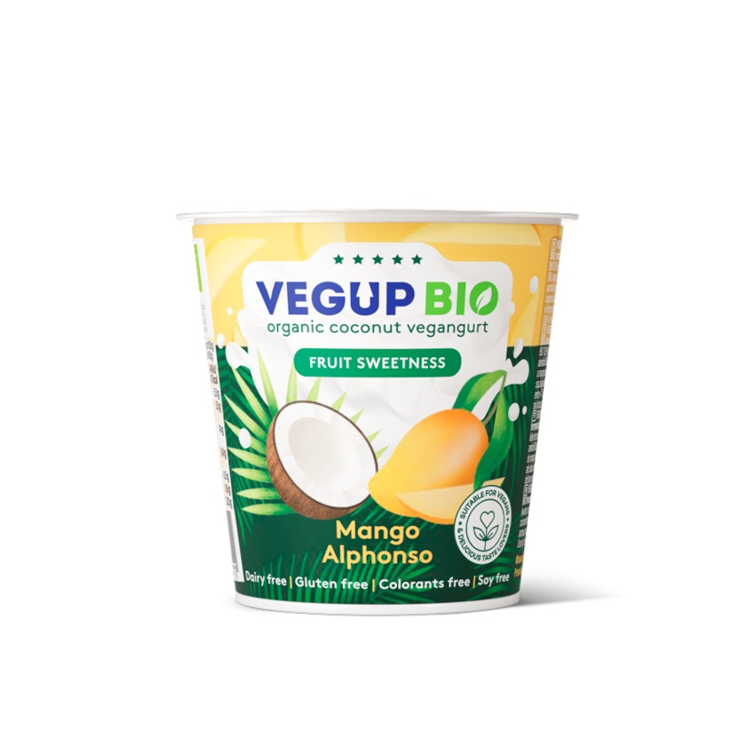 Vegangurt kokosowy o smaku mango
