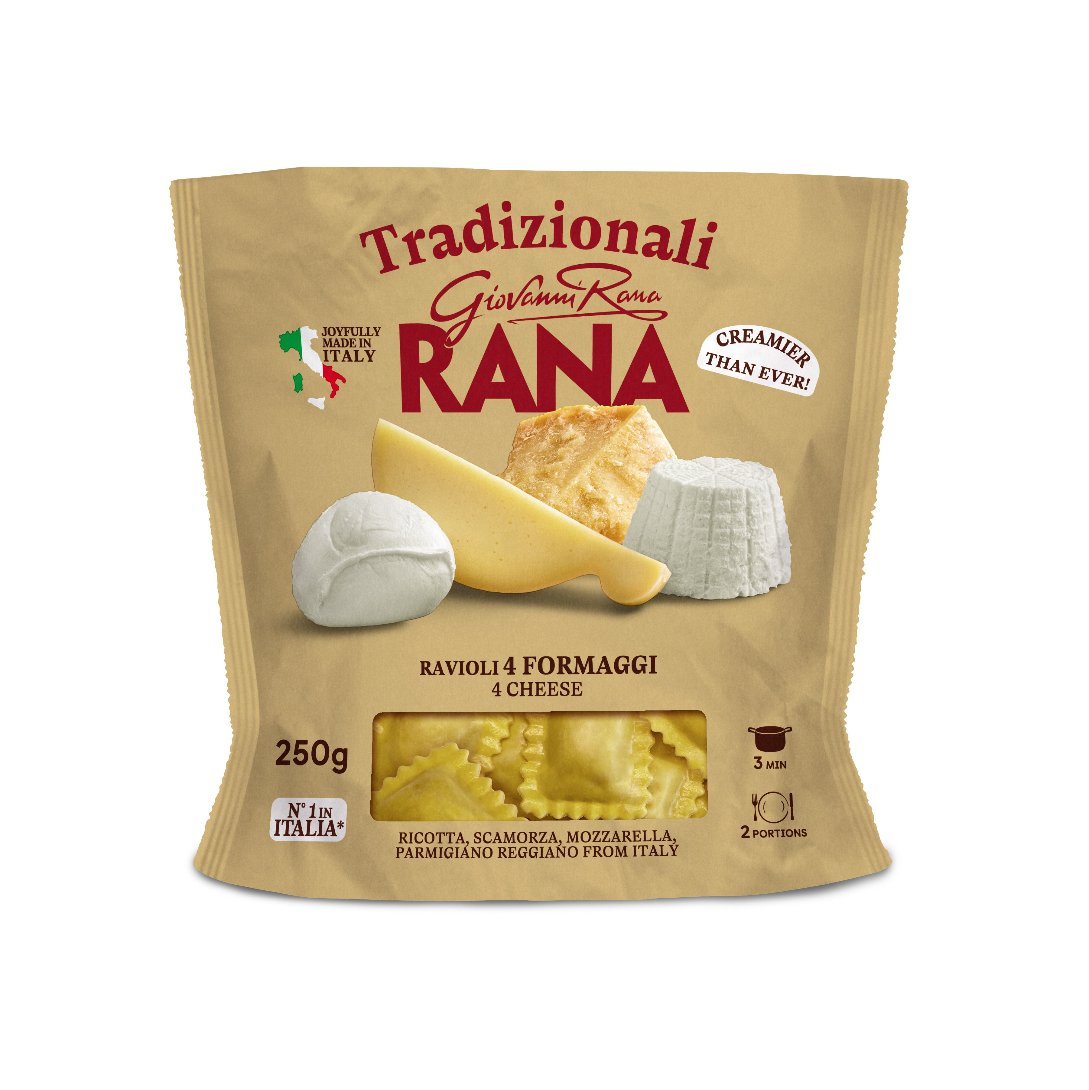 Ravioli 4 sery (świeże)