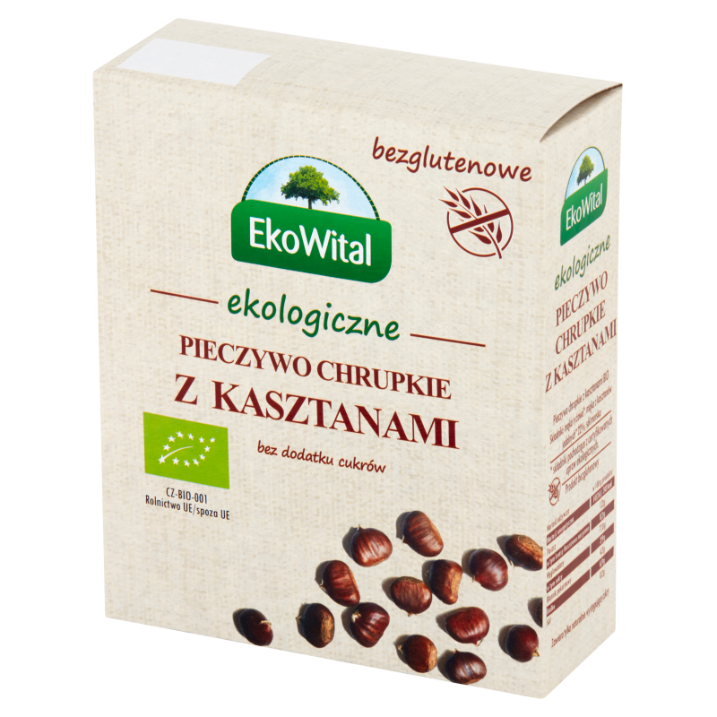 Pieczywo chrupkie kasztanowe bezglutenowe BIO