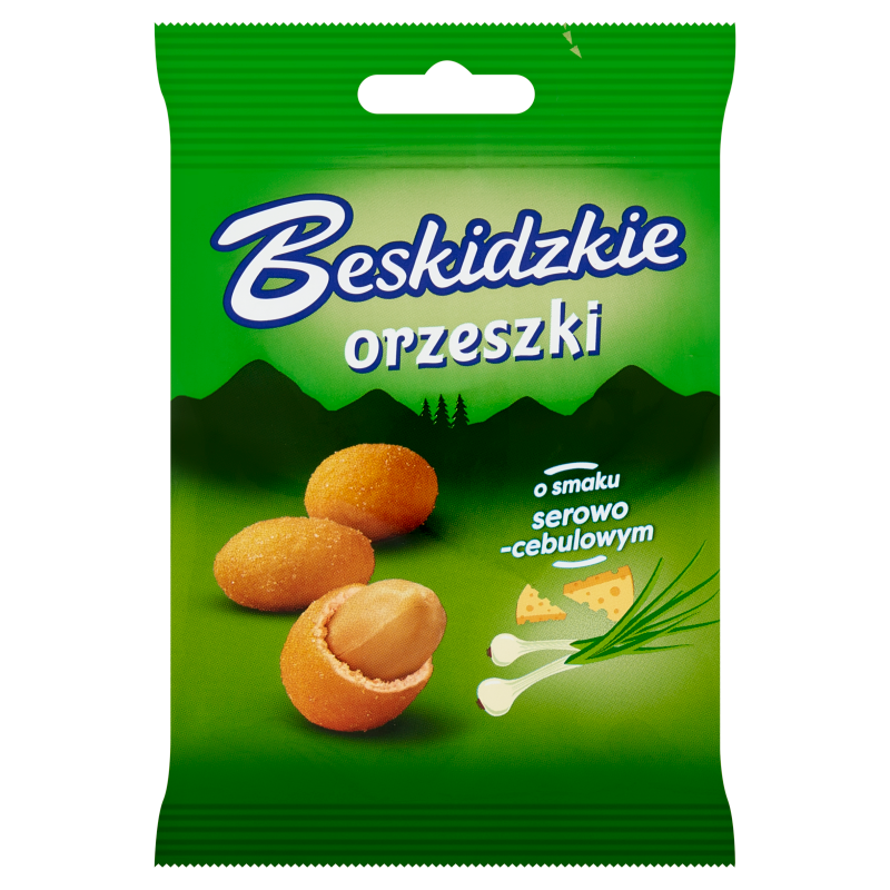 Orzeszki ziemne w cieście o smaku serowo-cebulowym