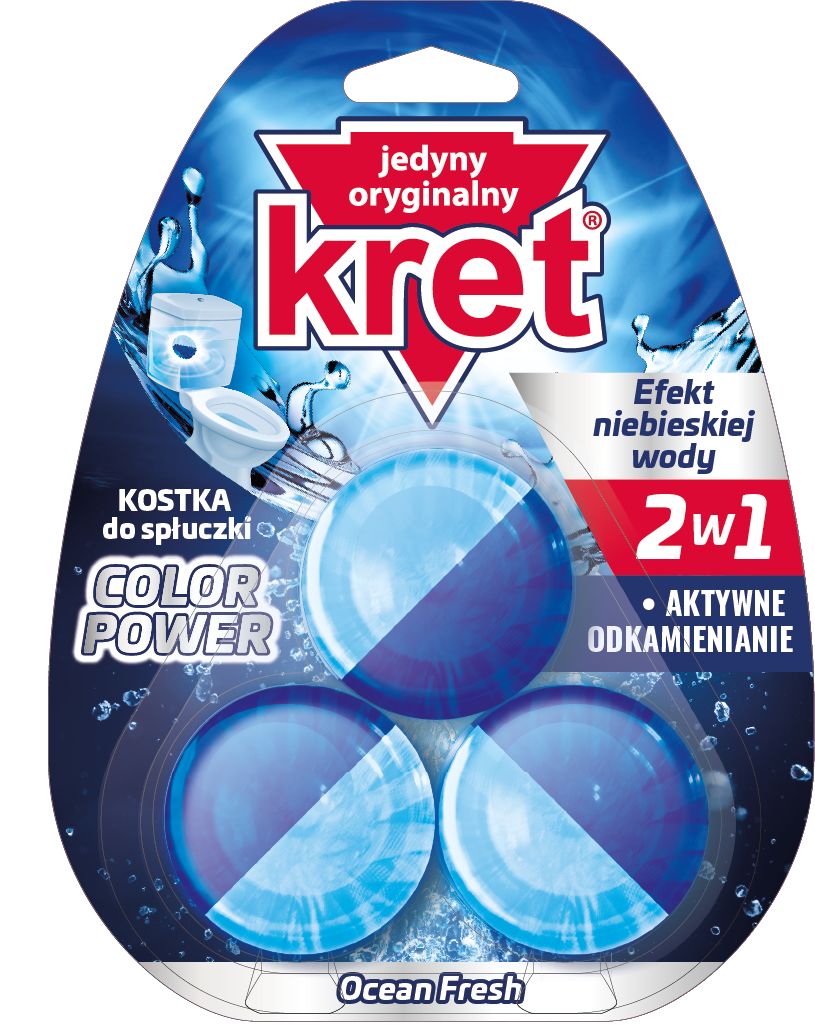 Kostka do spłuczki WC Ocean Fresh Odkamienianie 3x50g