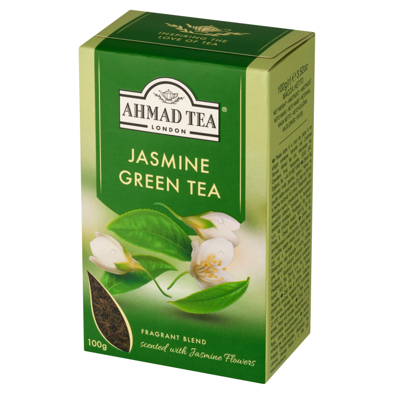 Herbata zielona liściasta o aromacie jaśminowym