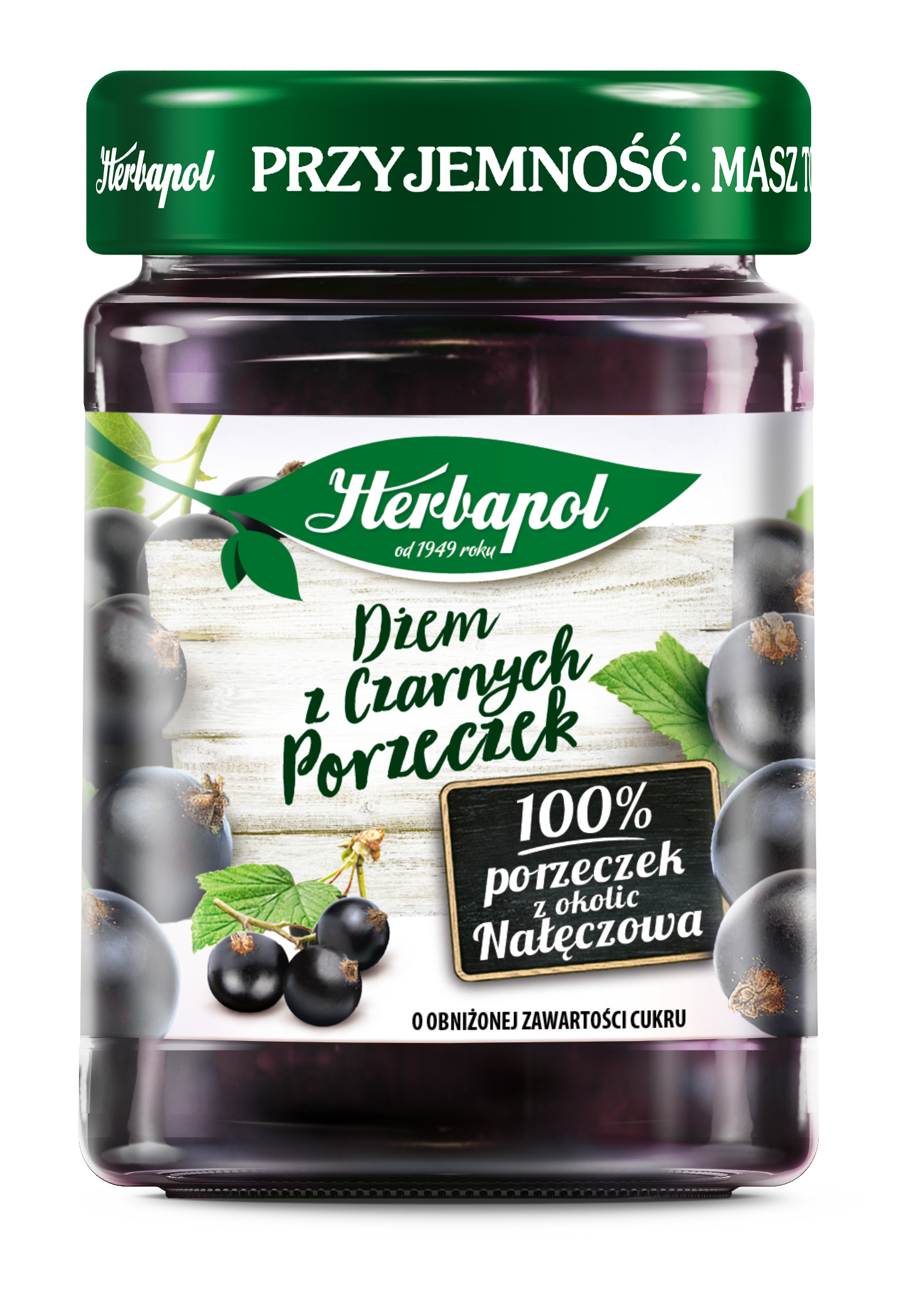 Dżem z czarnych porzeczek niskosłodzony