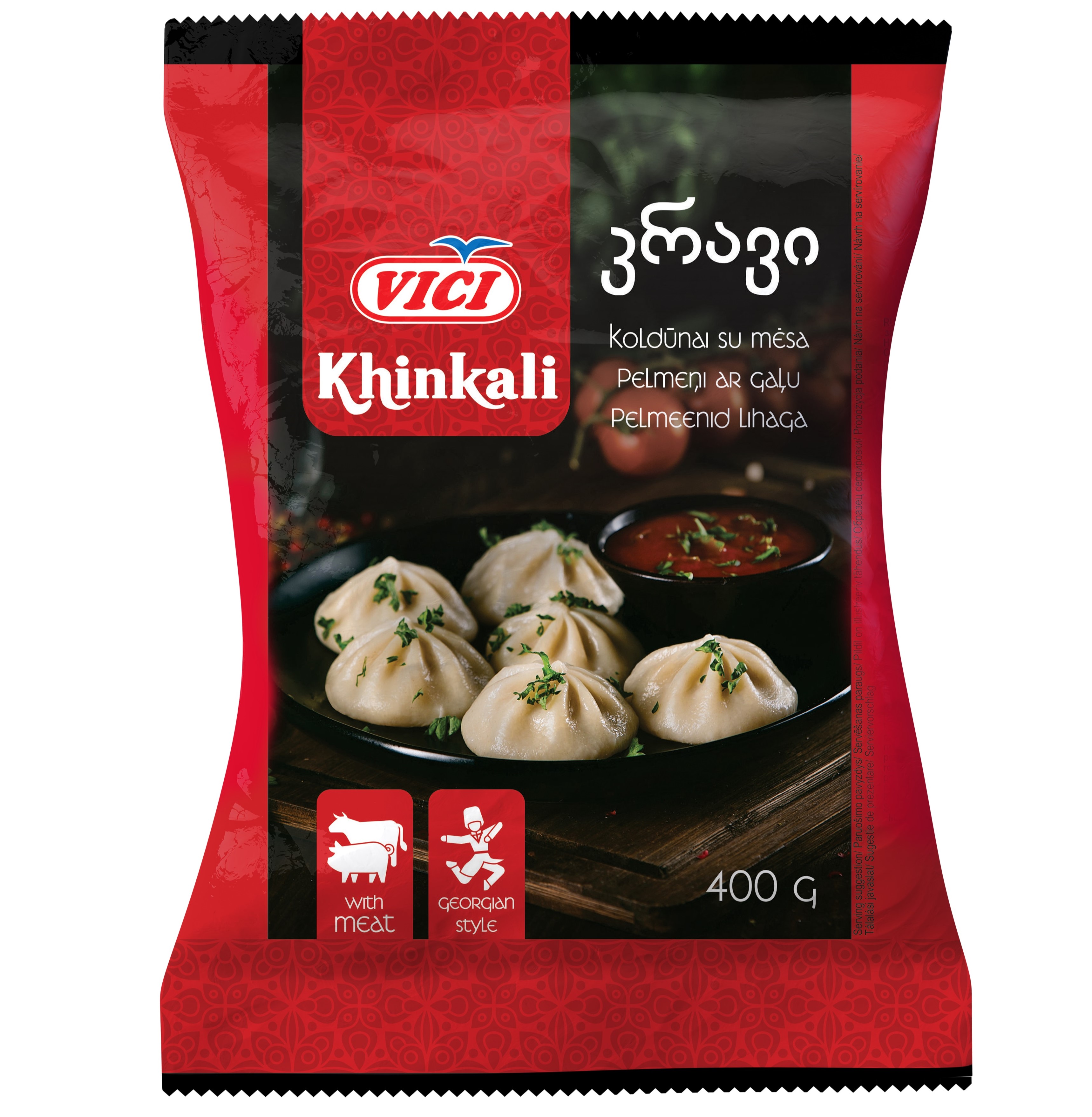 Khinkali z mięsem mrożone