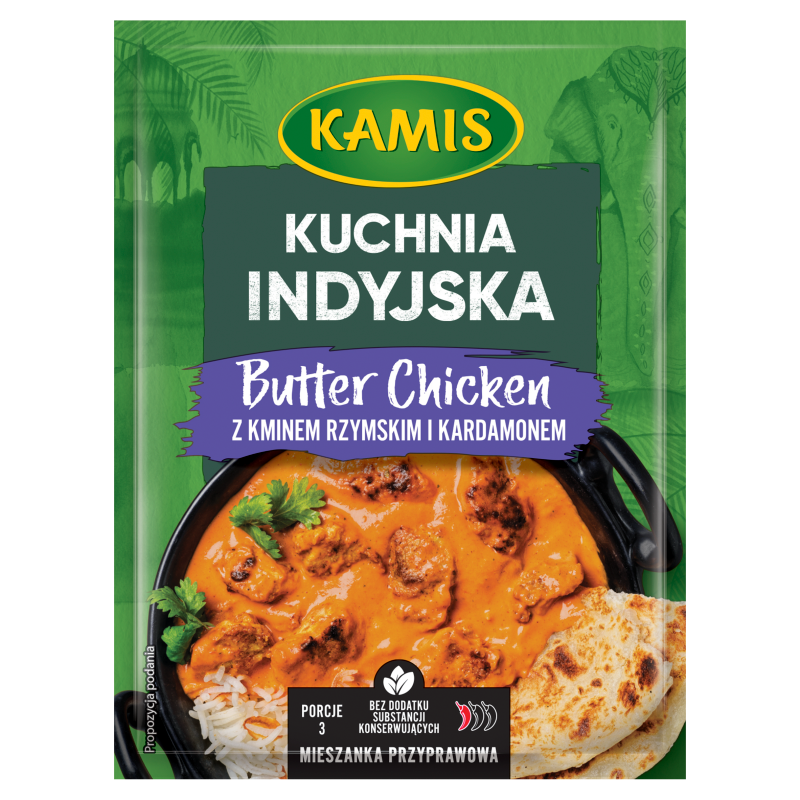 Przyprawa Butter Chicken (kuchnia indyjska) z kminem rzymskim i kardamonem