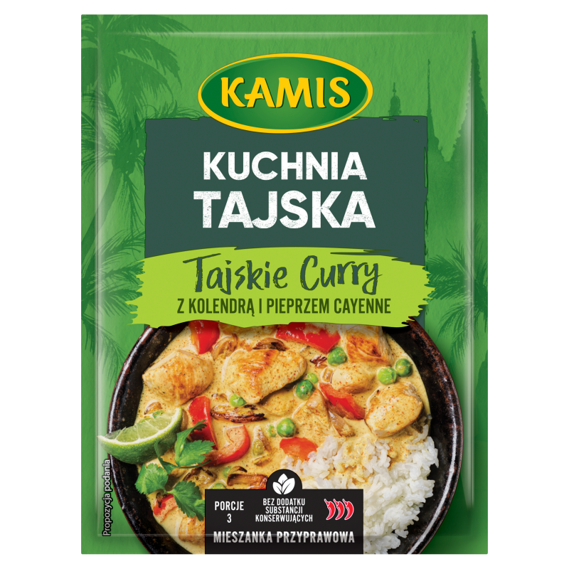 Przyprawa tajskie curry z kolendrą i pieprzem cayenne (kuchnia tajska)