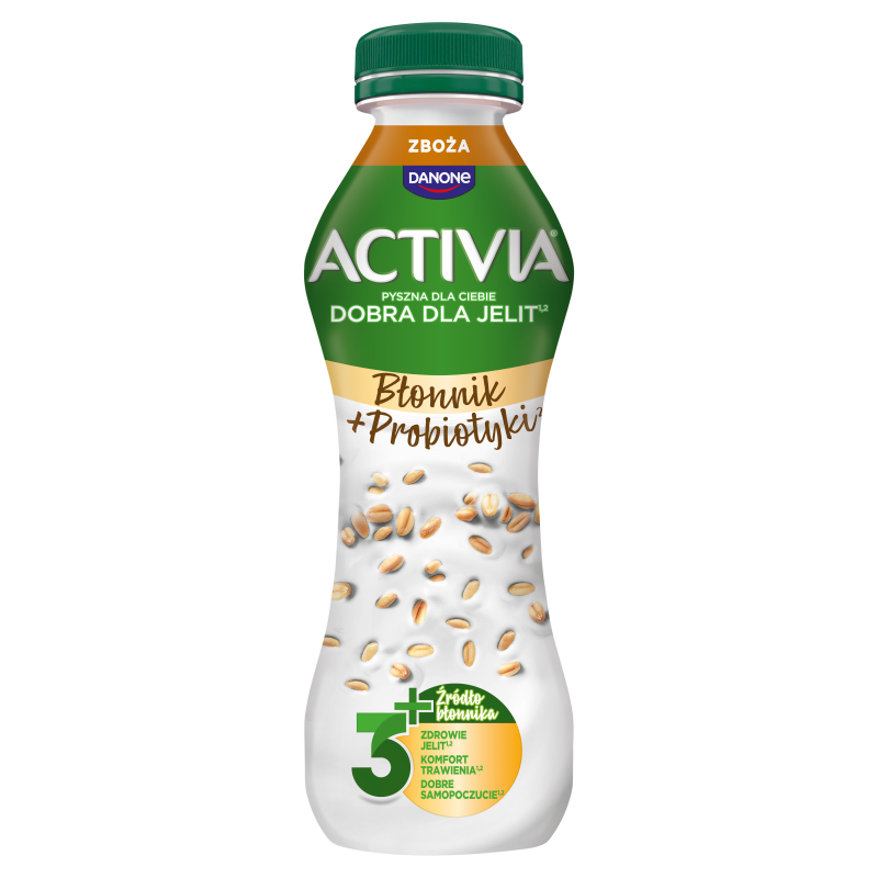 Jogurt ze zbożami oraz szczepem bakterii ActiRegularis®