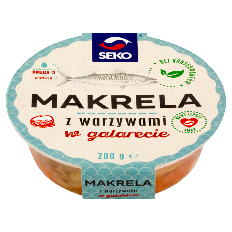 Makrela w galarecie z warzywami