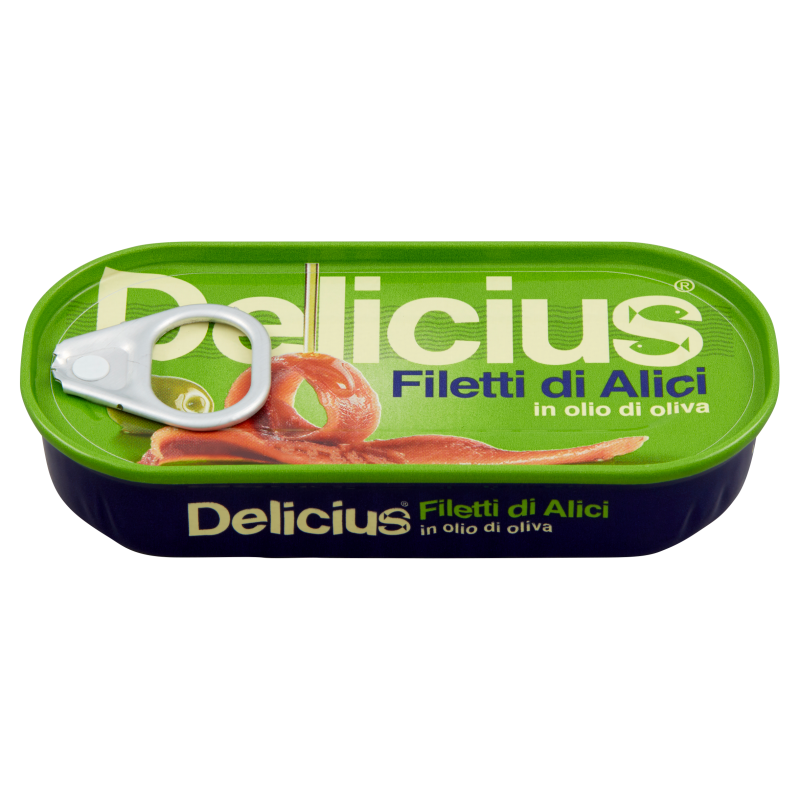 Filety anchois w oliwie z oliwek