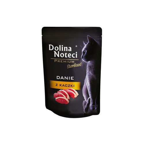 Mokra karma dla kotów sterylizowanych - danie z kaczki