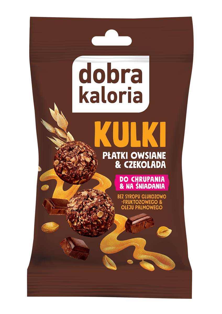 Kulki śniadaniowe - płatki owsiane i czekolada