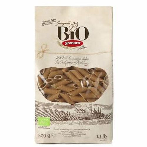 Makaron pełnoziarnisty mezze penne rigate (pióra) BIO