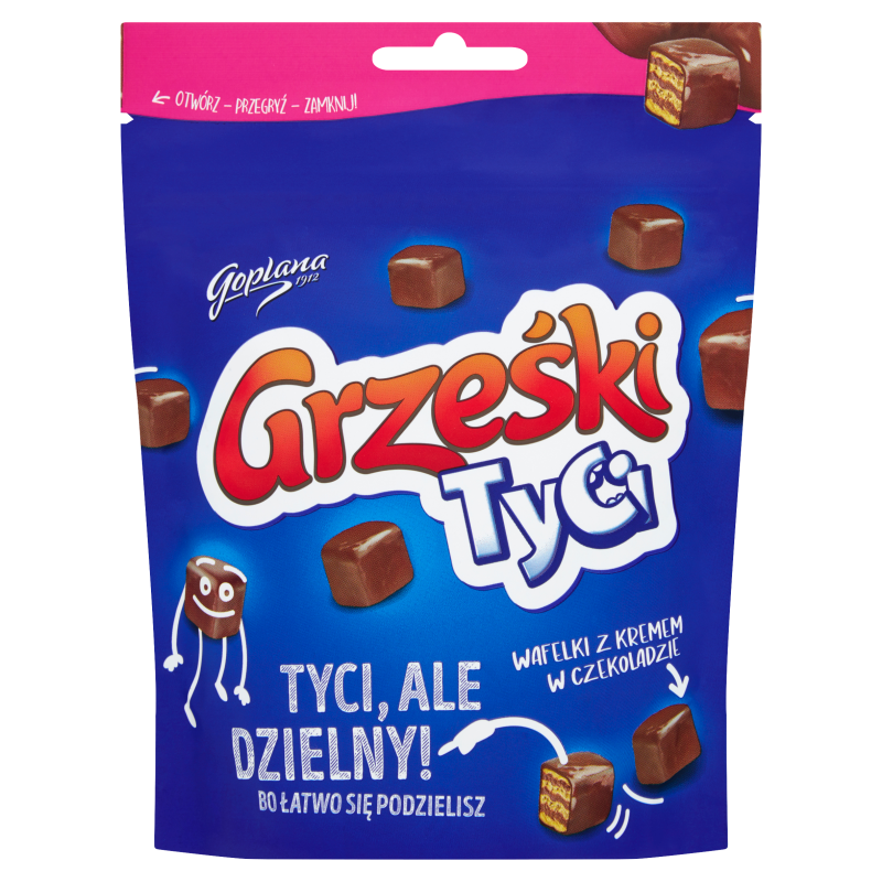 Wafelki z kremem w czekoladzie
