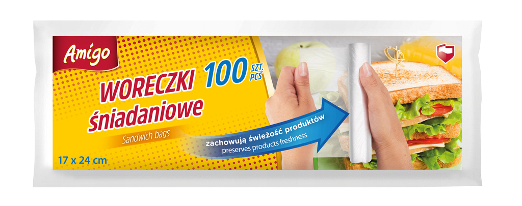 Woreczki śniadaniowe 100 szt.