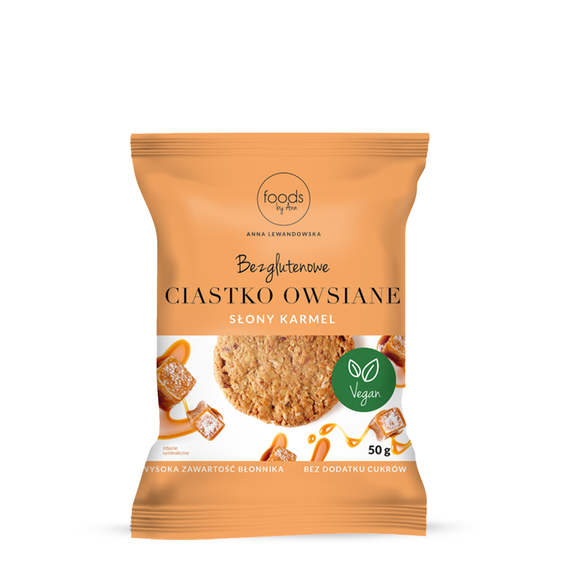 Ciastko owsiane słony karmel