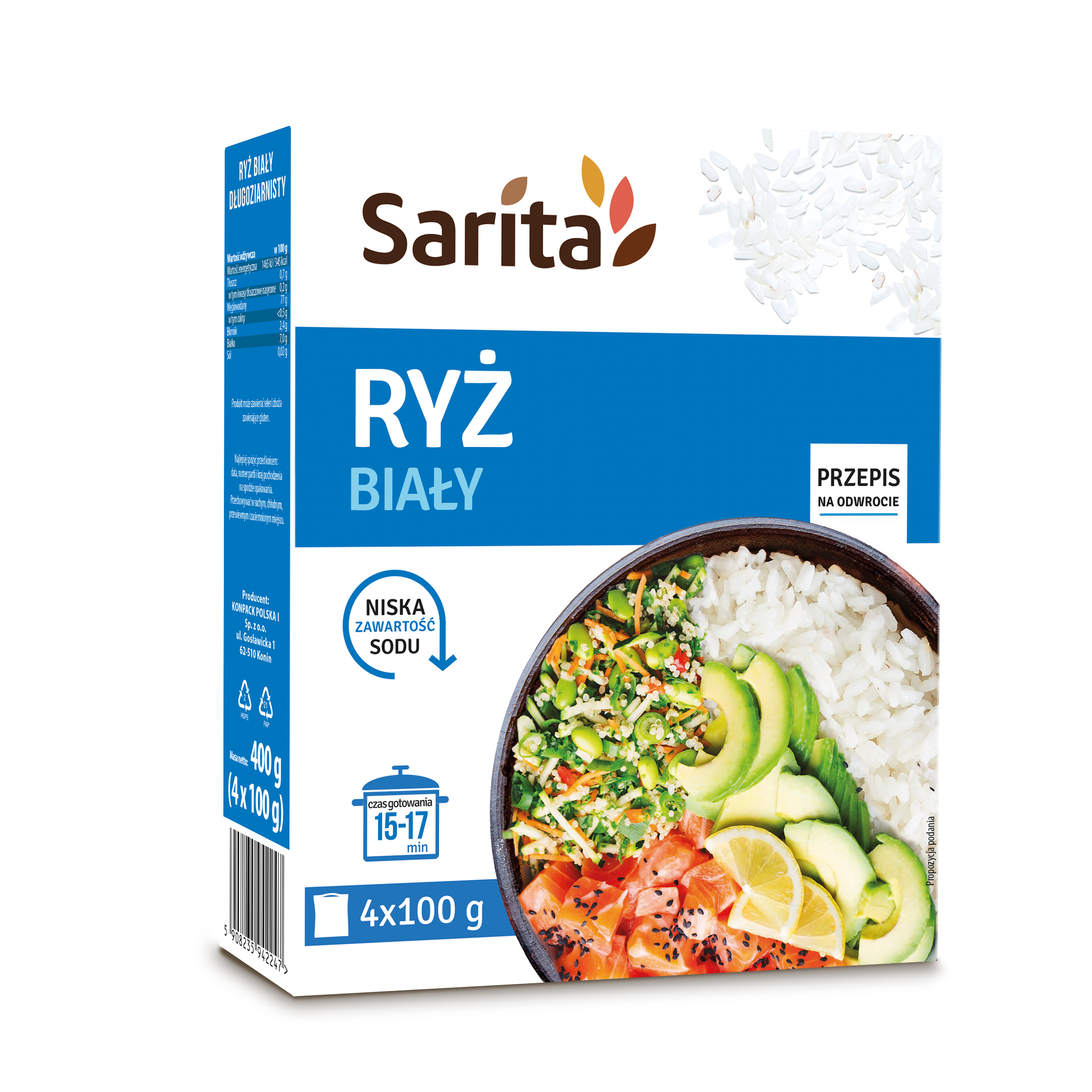 Ryż biały (4x100g)