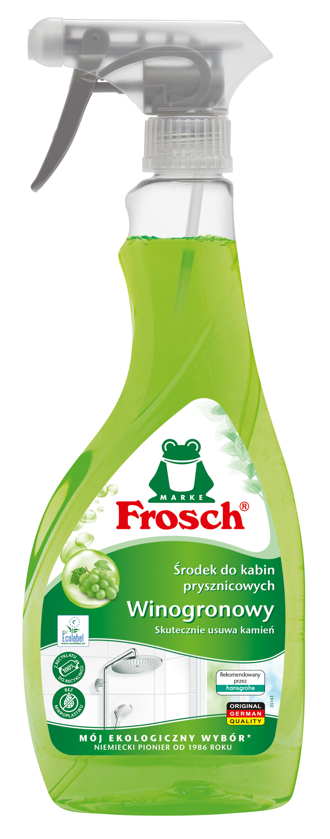 Winogronowy środek do kabin prysznicowych