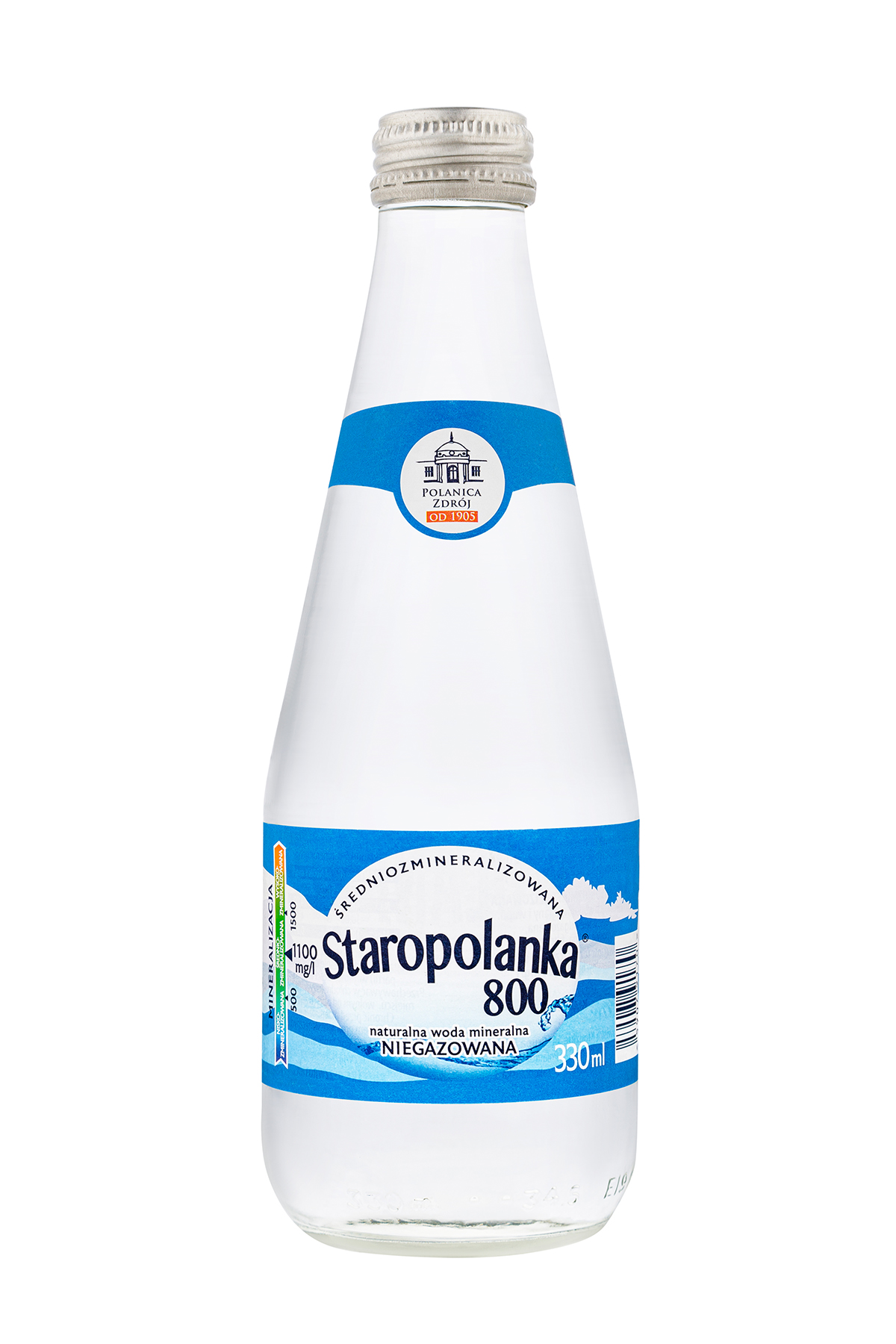 Naturalna woda mineralna niegazowana (szkło)