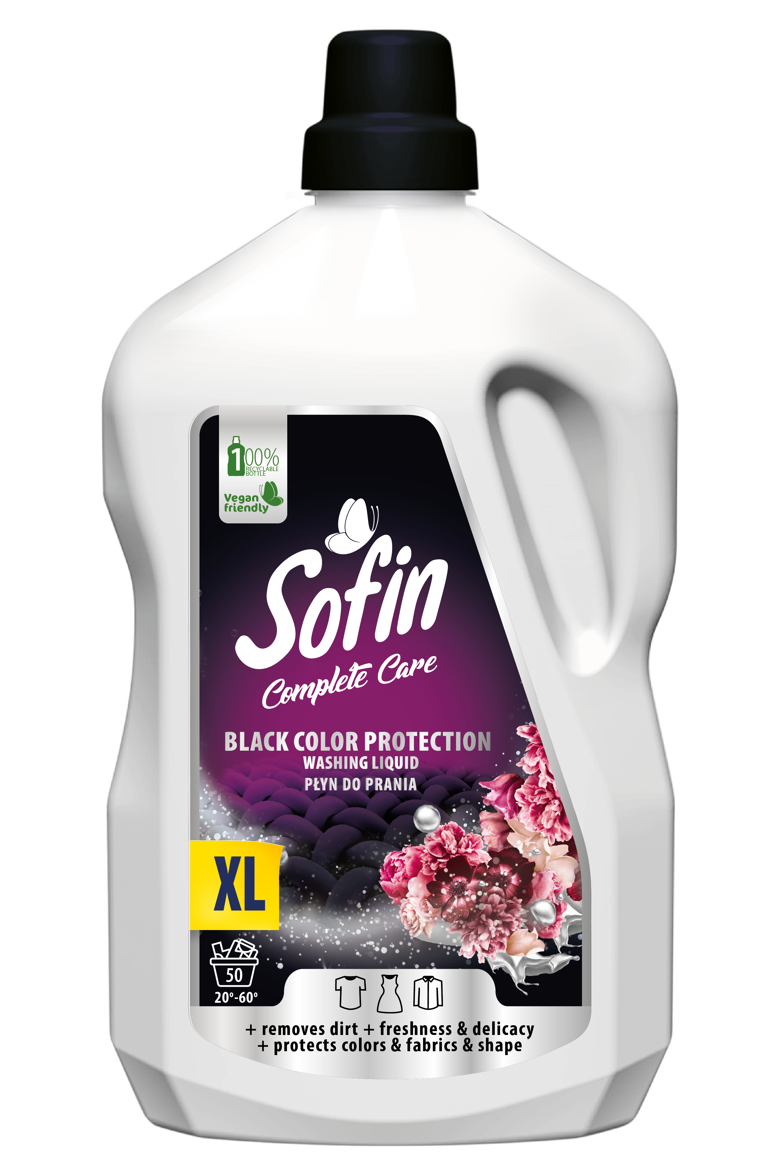 Płyn do prania tkanin ciemnych i czarnych 50 prań 2500ml